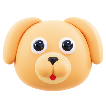 Chien en peluche  3D Icon