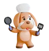 le chien cuisine