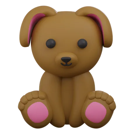 Chien mignon  3D Icon