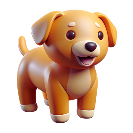 Chien mignon  3D Icon