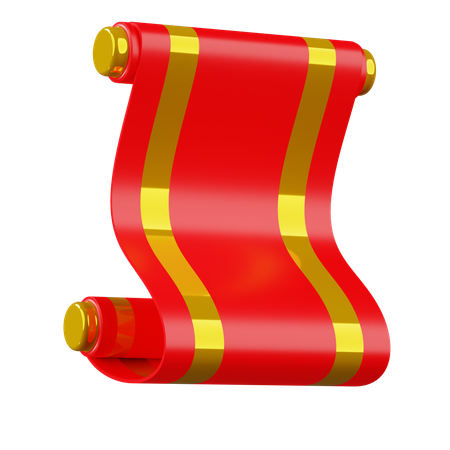 Chiense Scroll  3D Icon