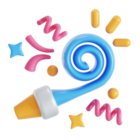 Chifres de festa  3D Icon