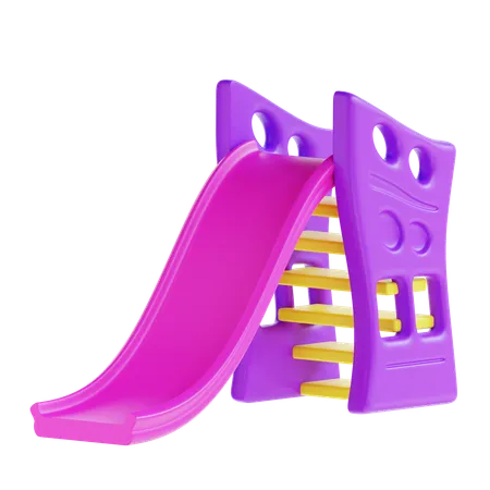 Childern Slide  3D Icon