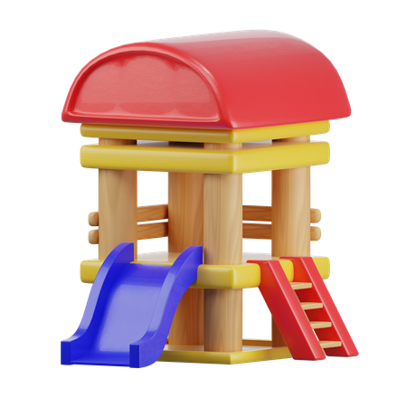 Children Slide  3D Icon