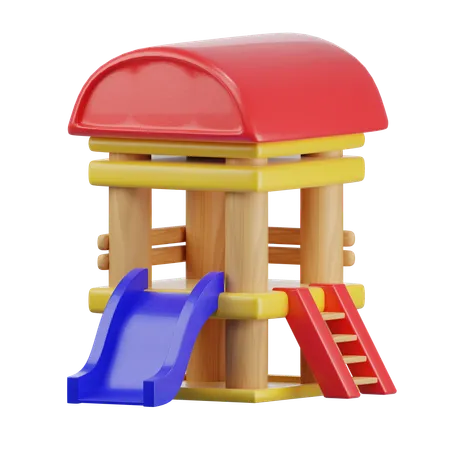 Children Slide  3D Icon