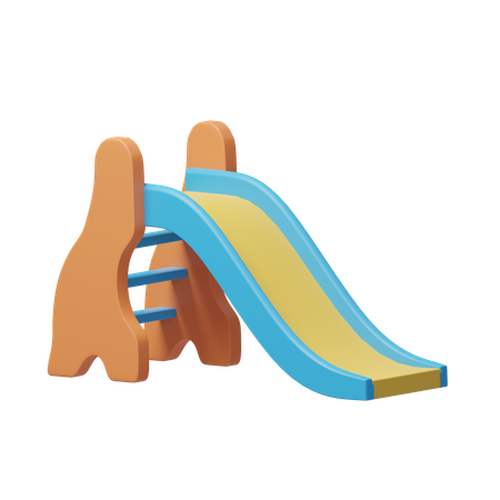 Children Slide  3D Icon