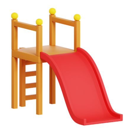 Children Slide  3D Icon