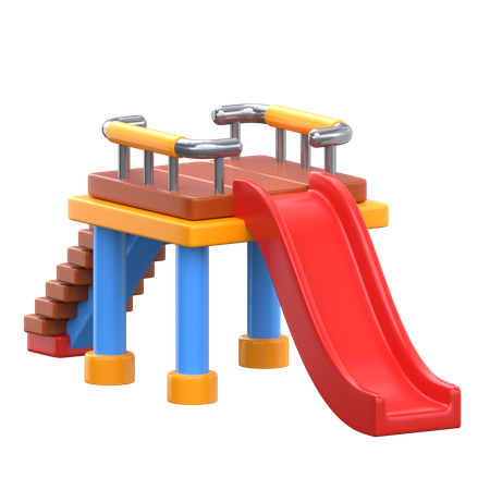 Children Slide  3D Icon