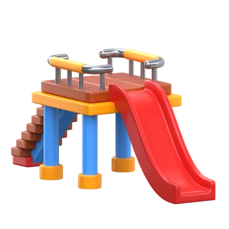 Children Slide  3D Icon