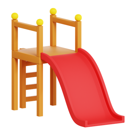 Children Slide  3D Icon