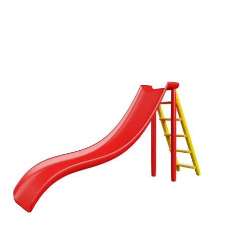 Children Slide  3D Illustration