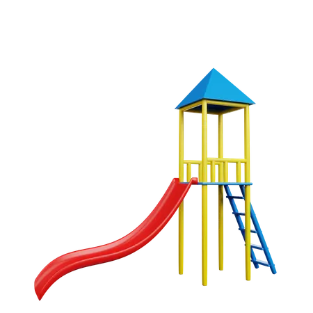3 D Illustration Of Playground Child Area 3D Illustration