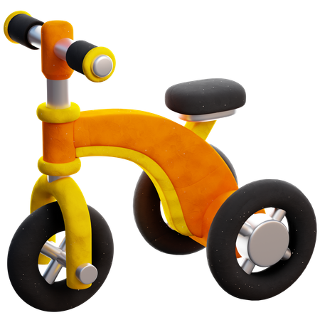 Children's Bicycle  3D Icon