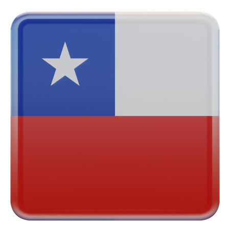 Chile Flag  3D Icon