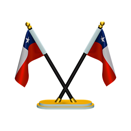 Chile Flag  3D Icon