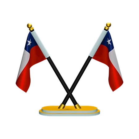 Chile Flag  3D Icon