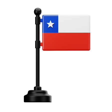 Chile Flag  3D Icon