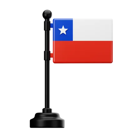 Chile Flag  3D Icon