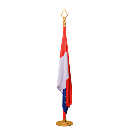 Chile Flag  3D Icon