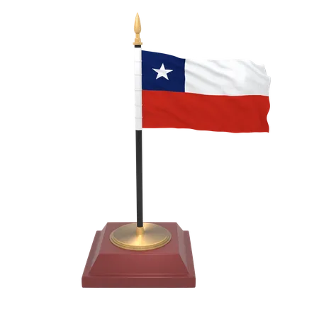 Chile flag  3D Icon