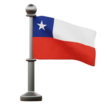 Chile Flag  3D Icon