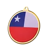 Chile Flag Medal Badge