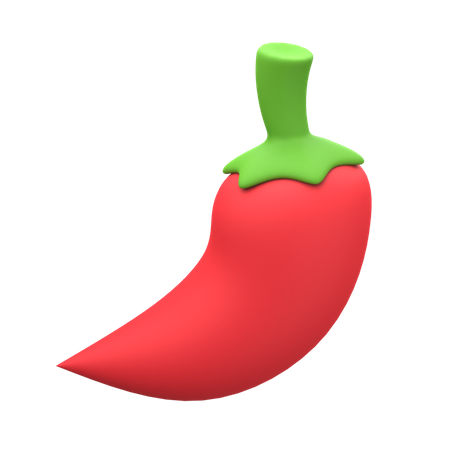 Ají picante  3D Icon