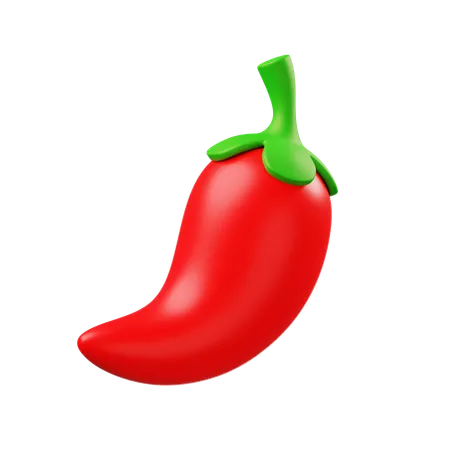 Chile rojo  3D Icon