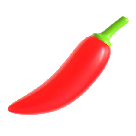 Chile rojo  3D Icon