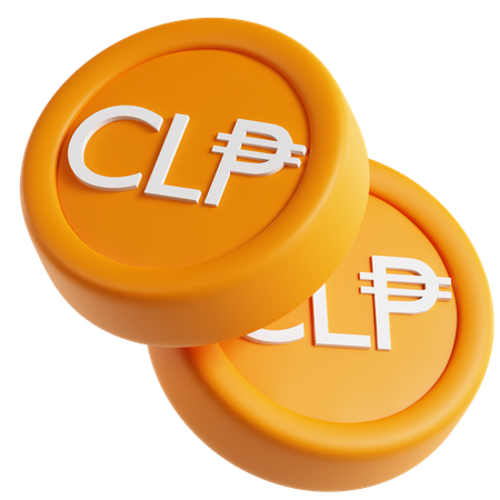 Chilean Peso  3D Icon