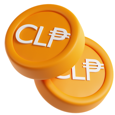Chilean Peso  3D Icon