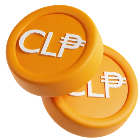 Chilean Peso  3D Icon