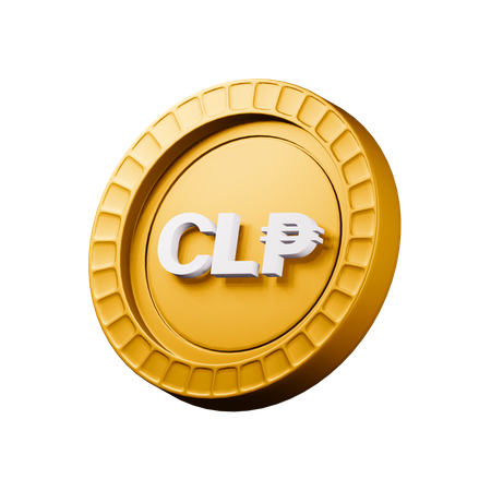 Chilean peso  3D Icon