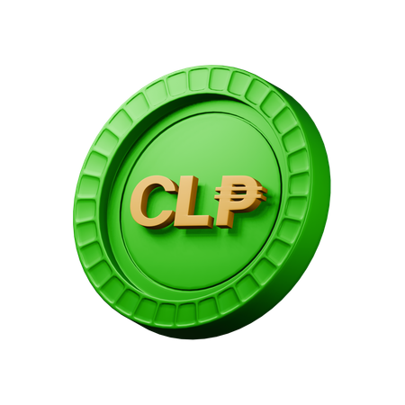 Chilean peso  3D Icon