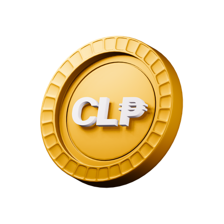 Chilean peso  3D Icon