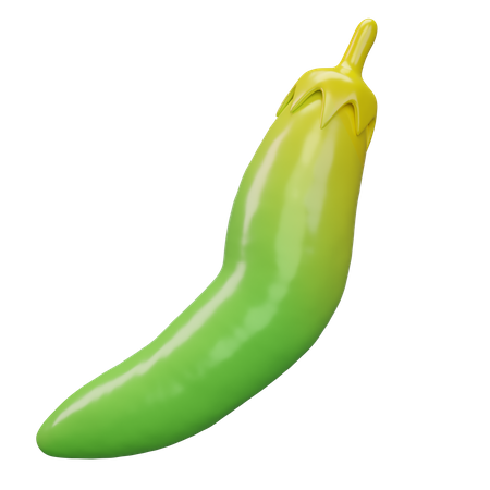 Chiles amarillos  3D Icon