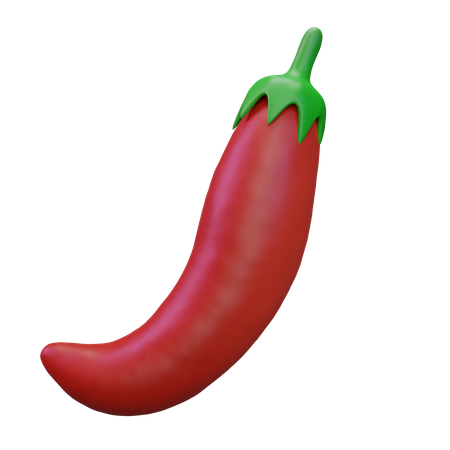 Chiles rojos  3D Icon