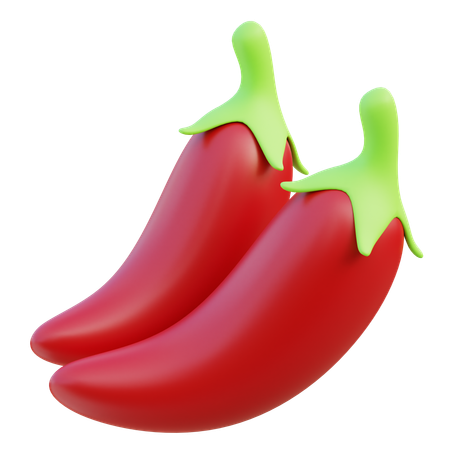 Chili  3D Icon