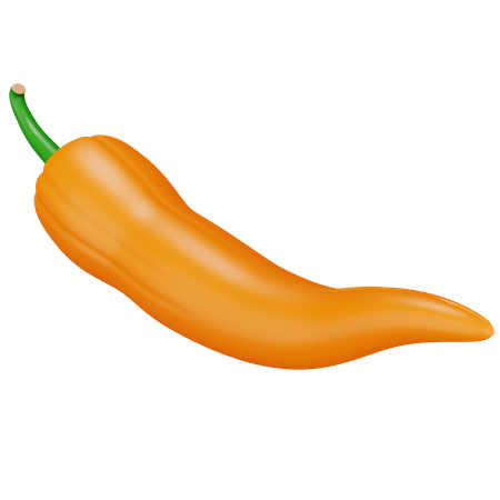 Chili gelb  3D Icon