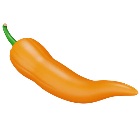 Chili gelb  3D Icon