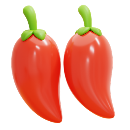 CHILI PEPPER  3D Icon