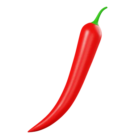 Chili Pepper  3D Icon