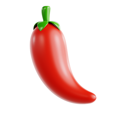 Chili Pepper  3D Icon