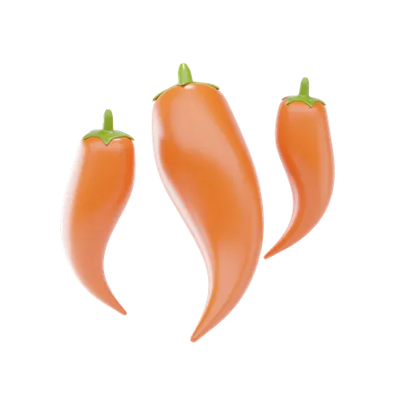 Chili Pepper  3D Icon