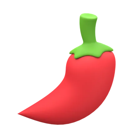 Chili Pepper  3D Icon
