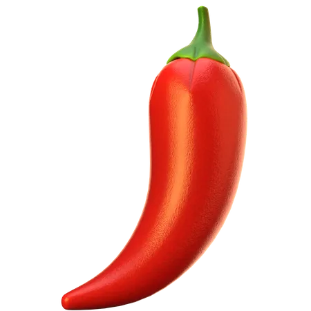 Chili Pepper  3D Icon