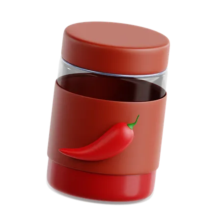 Poudre de chili  3D Icon