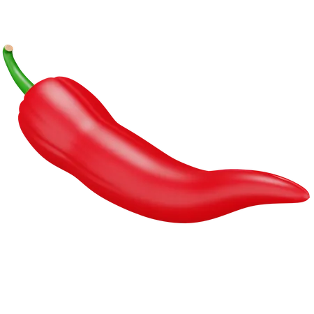 Chili rot  3D Icon