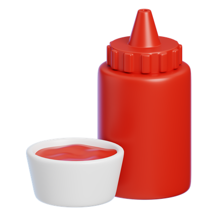Chili Sauce  3D Icon