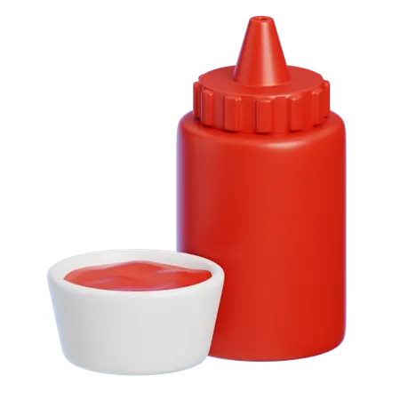 Chili Sauce  3D Icon